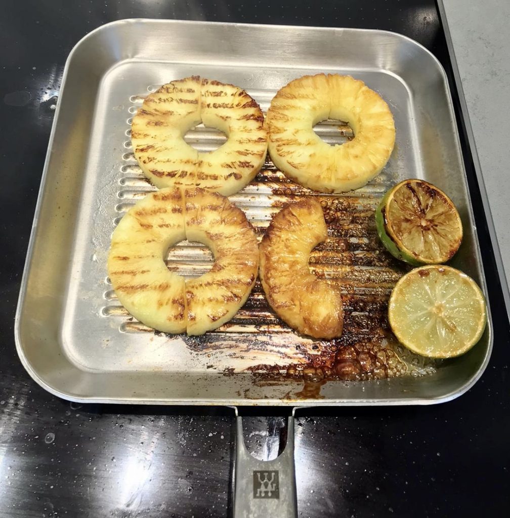 Pineapple Smash Alcohol-free Cocktail The making of 3