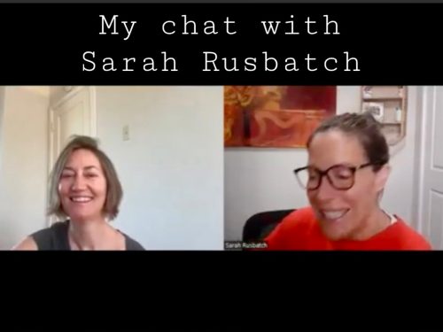 Sobriety chat with Sarah Rusbatch